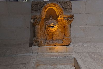Urfa museum Lion fountain from Central Şanlıurfa Roman Age in 2024 7544.jpg