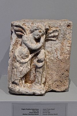 Urfa museum Upset Psyche relief from Central-Yakubiye Mevkii Roman Age in 2024 7531.jpg