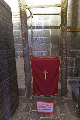 Diyarbakır Syriac Orthodox Church of Virgin Mary Interior Exhibition hall in 2024 0302.jpg