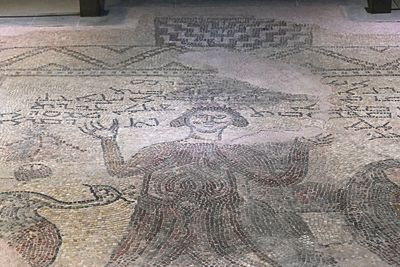 Gaziantep Zeugma Museum Man with peacock mosaic in 2024 7942.jpg