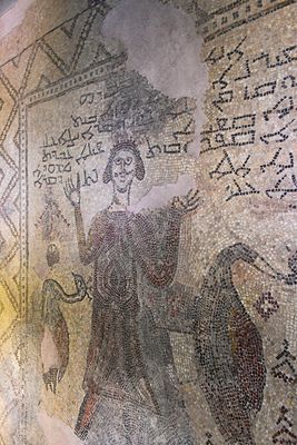 Gaziantep Zeugma Museum Man with peacock mosaic in 2024 7946.jpg