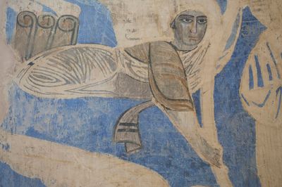 Akdamar Church fresco Scene with Ascension 4219.jpg