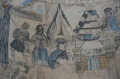 Akdamar Church fresco Scene with Crucifixion 4180.jpg