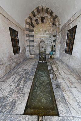 Mardin Sultan Isa Medresesi Courtyard looking north to fountain in 2025 0920.jpg