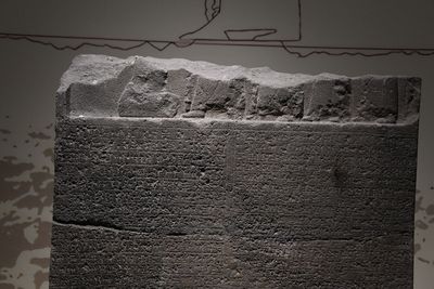 Urfa museum Inscription of the royal mother Adad-Guppi in 2025 9340.jpg