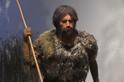 Urfa museum Hunter maybe Palaeolithic age in 2025 9238.jpg