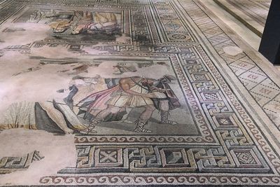 Perikeiromene and Theophoroumene (Theonoe mosaic)