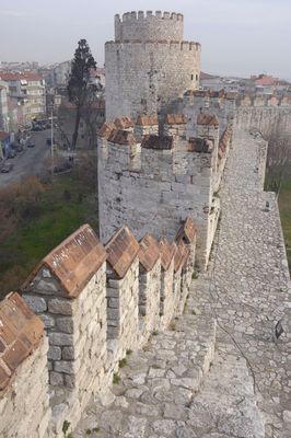 Yedikule North Tower from Tower of Ahmet III in 2006 3404