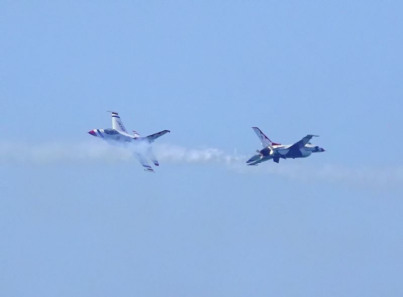 Phew!!  To give an idea of how fast the planes were going, all 4 pictures in the sequence occurred within a single second.