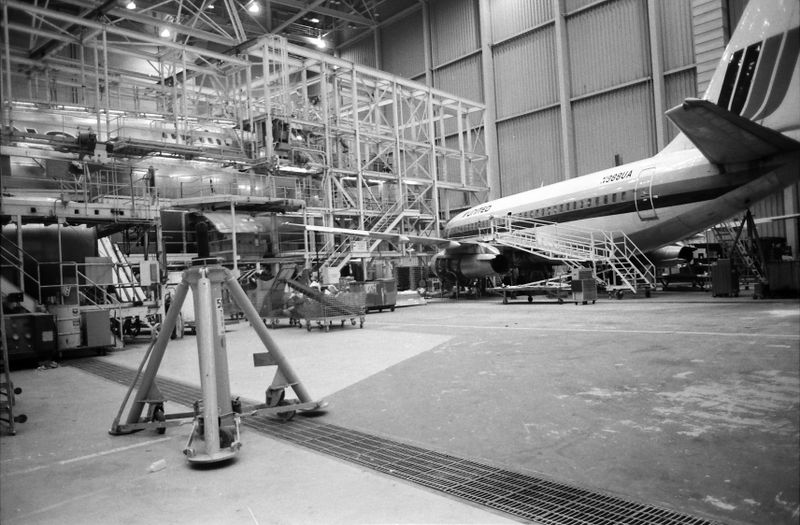Dock 1 South.  Squeezing a 737 into a corner