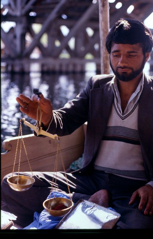 Saffron Seller - Kashmir
