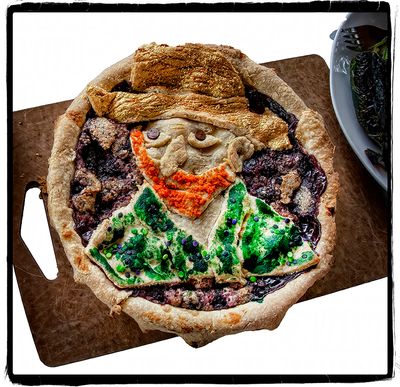 Mixed Berry with Green Chile Pie - For Vincent