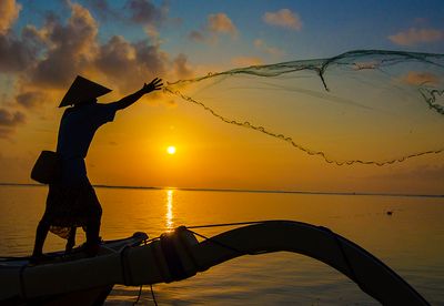 Sanur Beach Fisherman