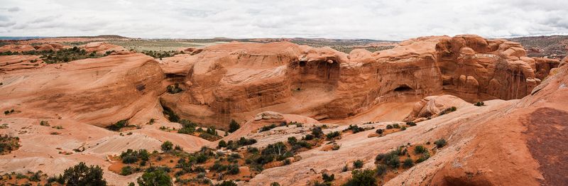 View At Rear Of Delicate Arch