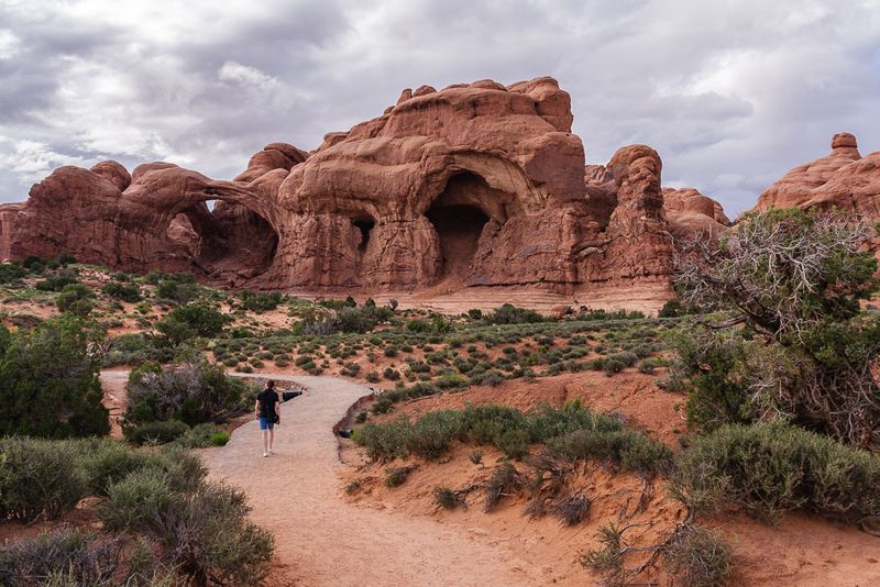 Double Arch & Cove Of Caves