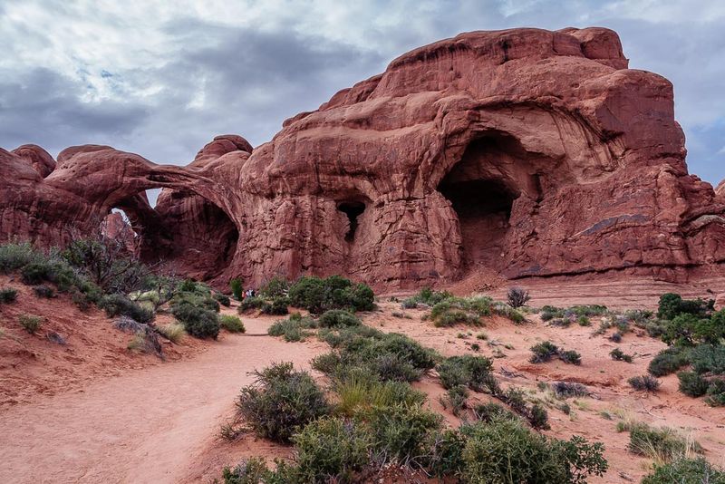 Double Arch & Cove Of Caves - Evening Shot