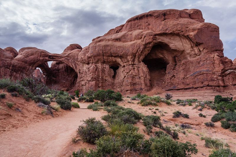 Double Arch & Cove Of Caves - Evening Shot