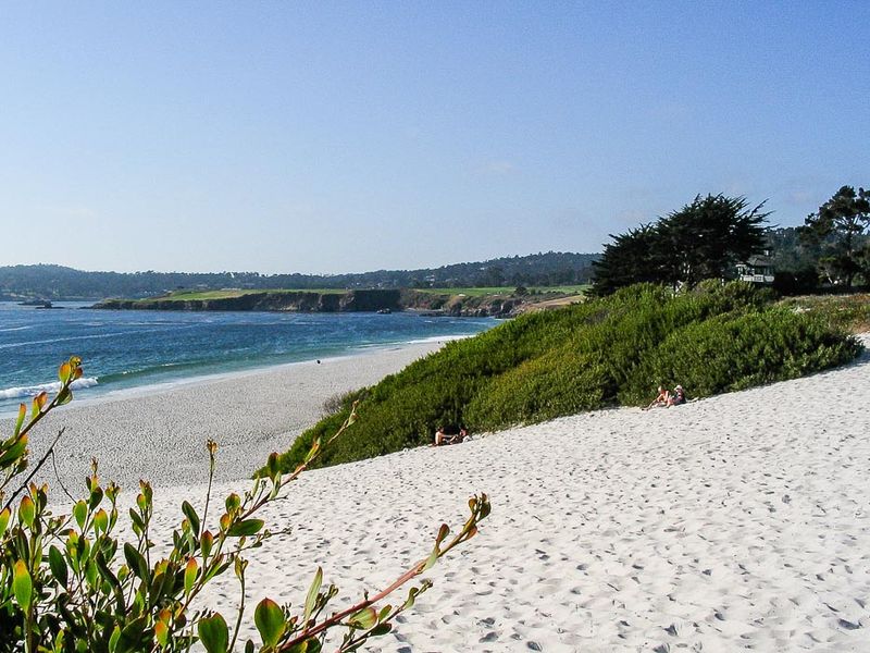 Carmel Beach & Pebble Beach Golf Course In the Distance