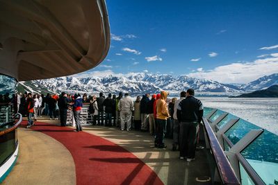 Approaching Hubbard Glacier