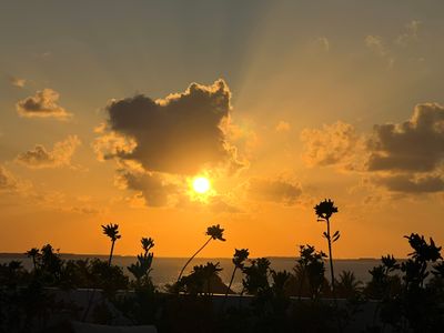 Rooftop sunset