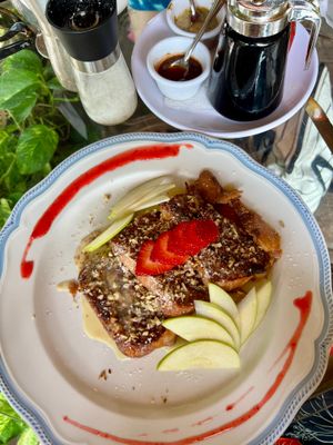 Cinnamon Roll French Toast at North Garden