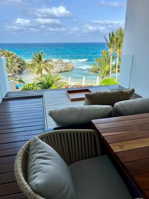 balcony bed and seating