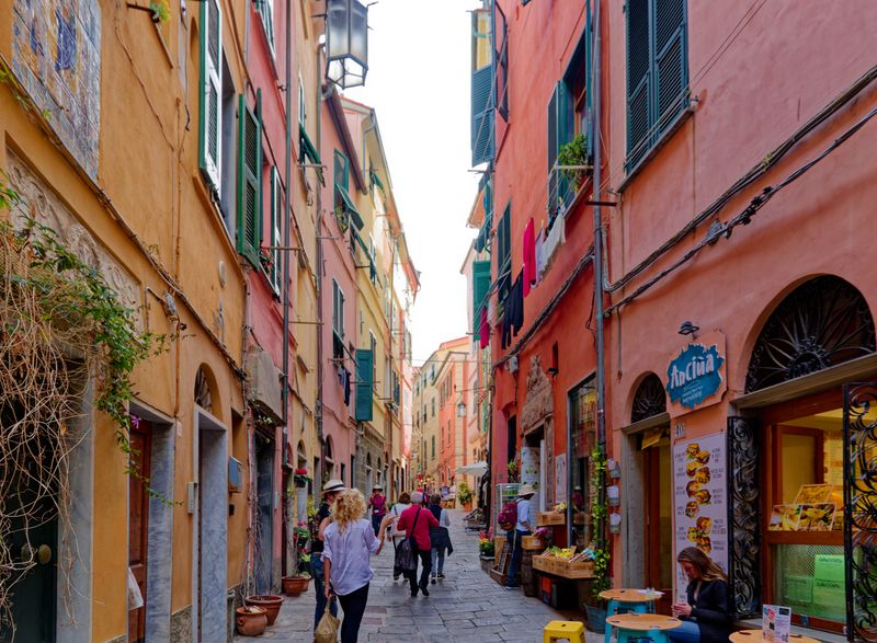 Narrow street in Portovenere