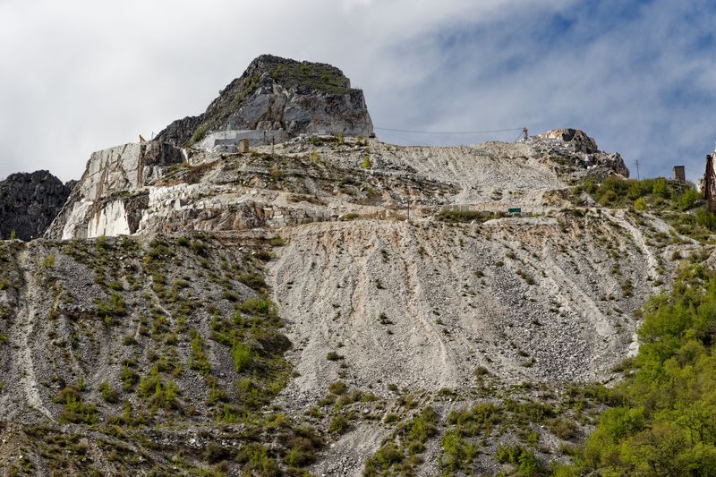 Colonnata marble quarry