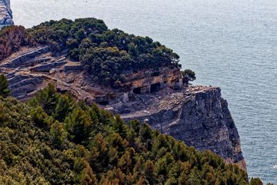Abandoned marble quarry