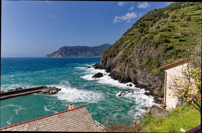 Breakwater at Vernazza