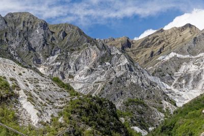 Mountains of marble around Colonnata