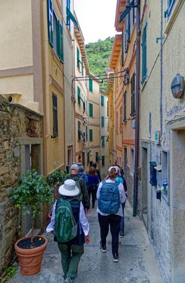 Narrow street in Corniglia