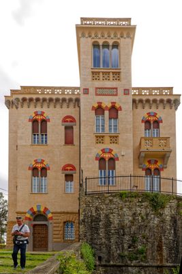 Ornate building in Sarzana