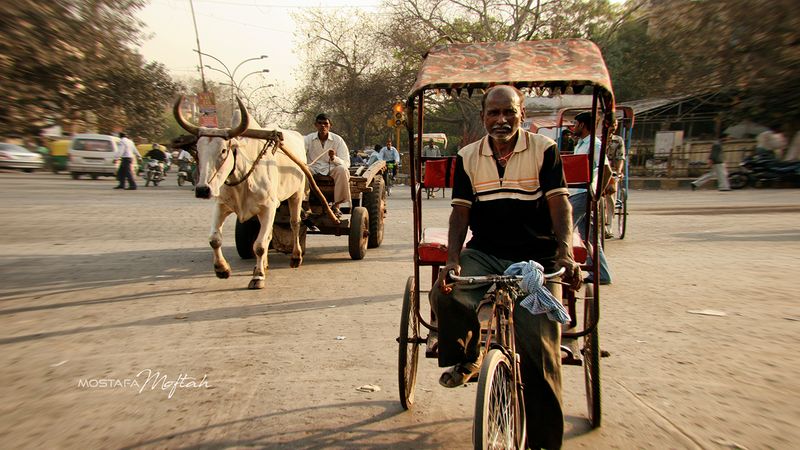 Street at Old Delhi