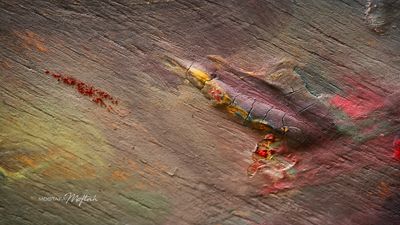 Dry Colors on a Pallet