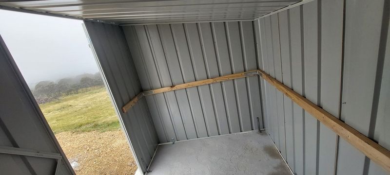 Assembling the shed for the 18 Goto Dobsonian