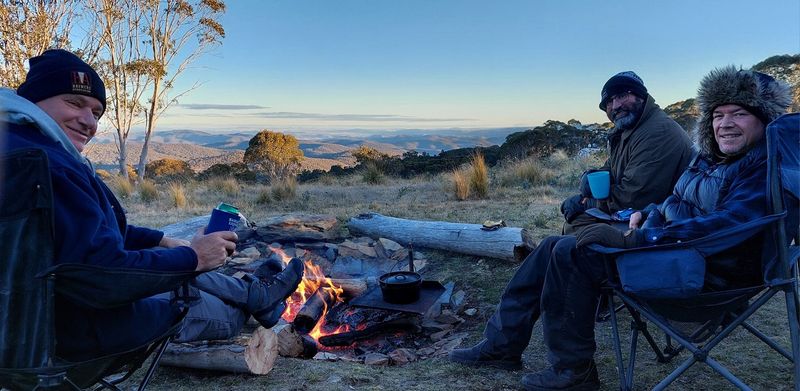 Relaxing and soaking in that magical view!
