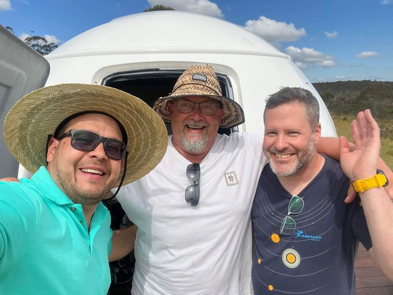 With Adolf and Diego from Sidereal Trading