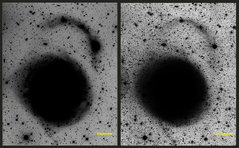 Ultra deep M83 UK Schmidt & Eagleview Observatory