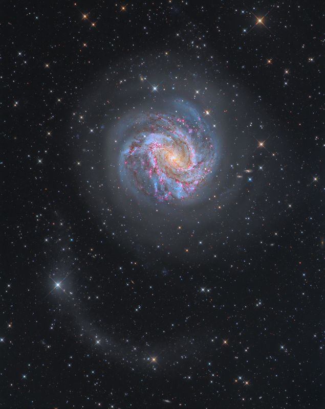 Ultra Deep M83 The Thousand Ruby Galaxy