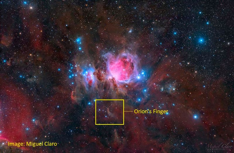 Where is Orions Finger?
