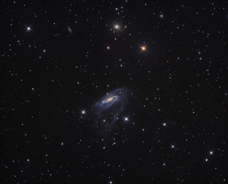 NGC 3981 The Disintegrating Galaxy (full frame)