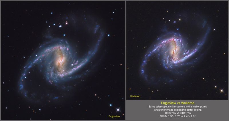 NGC 1365 Eagleview vs Wallaroo