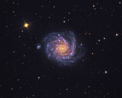 First full colour image - Galaxy NGC1232 in Eridanus