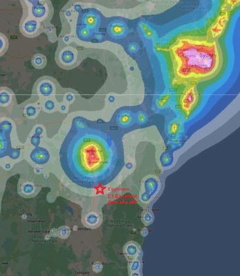 Dark Sky map