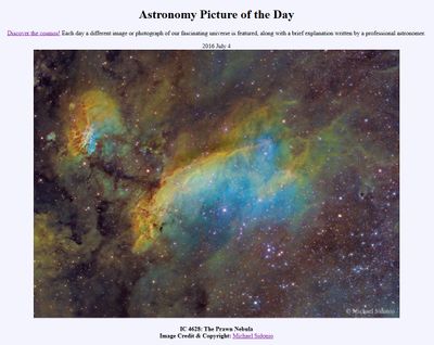 NASA APOD 4 July 2016
