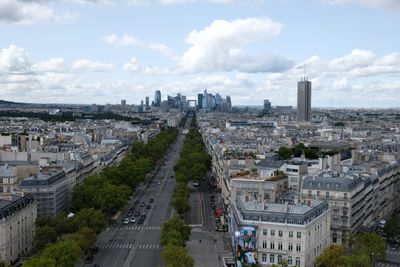 View from the Top of The Arc de Triomphe (DSCF0116.JPG)