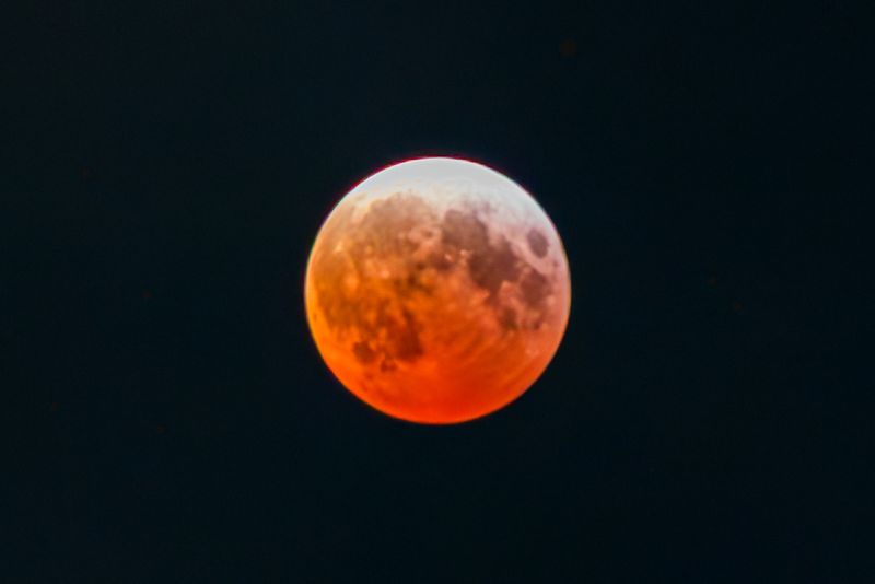 Lunar eclipse - blood moon