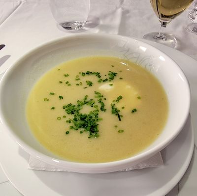 Leek and potato soup