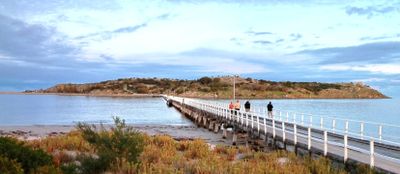 Causeway to Granite Island, a fascinating place